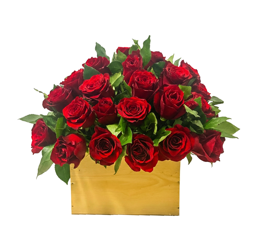 Crimson Elegance Basket view 2